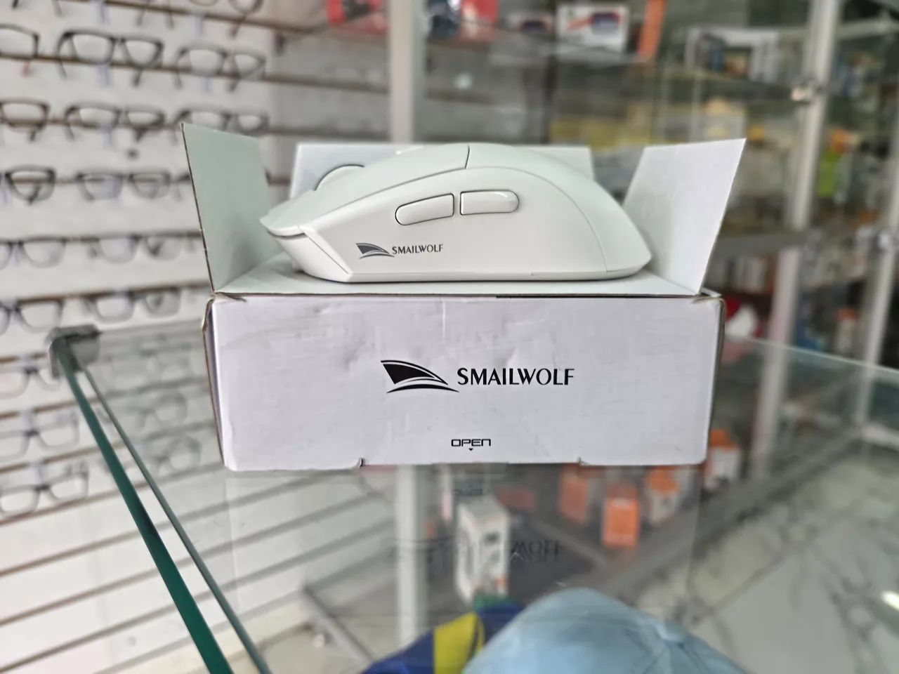 Mouse game Smailwolf 2.4Gz Branco sem fio / novo  - Foto 4