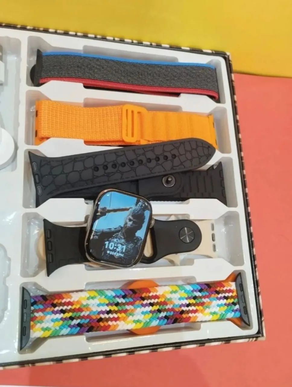 Relógio 10 pulseira smartwatch inteligente digital W10 - Foto 4