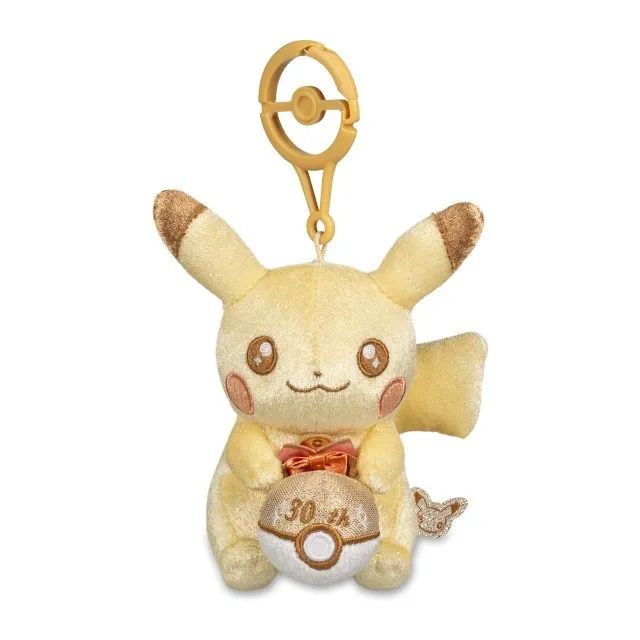 Pokemon Chaveiro Pikachu 30th Celebration Pelucia - Foto 2