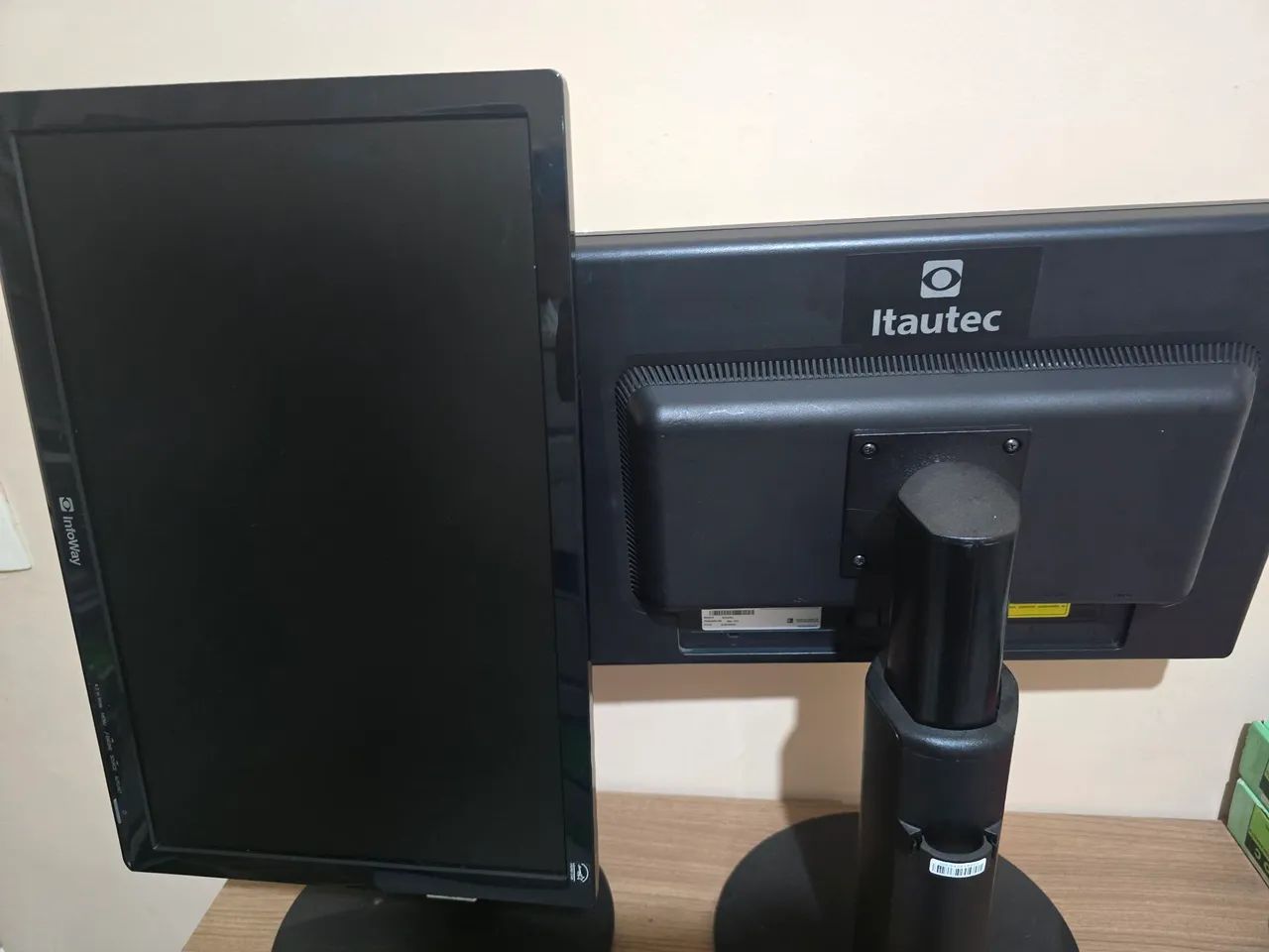 2 Monitores LCD Itautec 19 polegadas - Foto 5