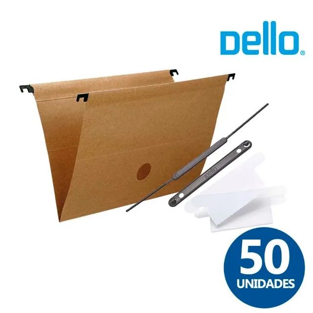 Pasta Suspensa Kraft Pastas 50 Unidades A4 - Foto 2