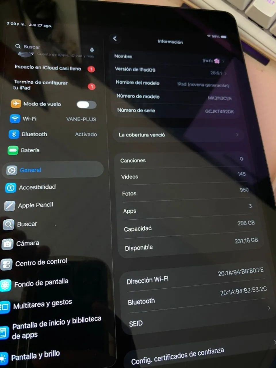 Ipad 9 256GB  - Foto 4