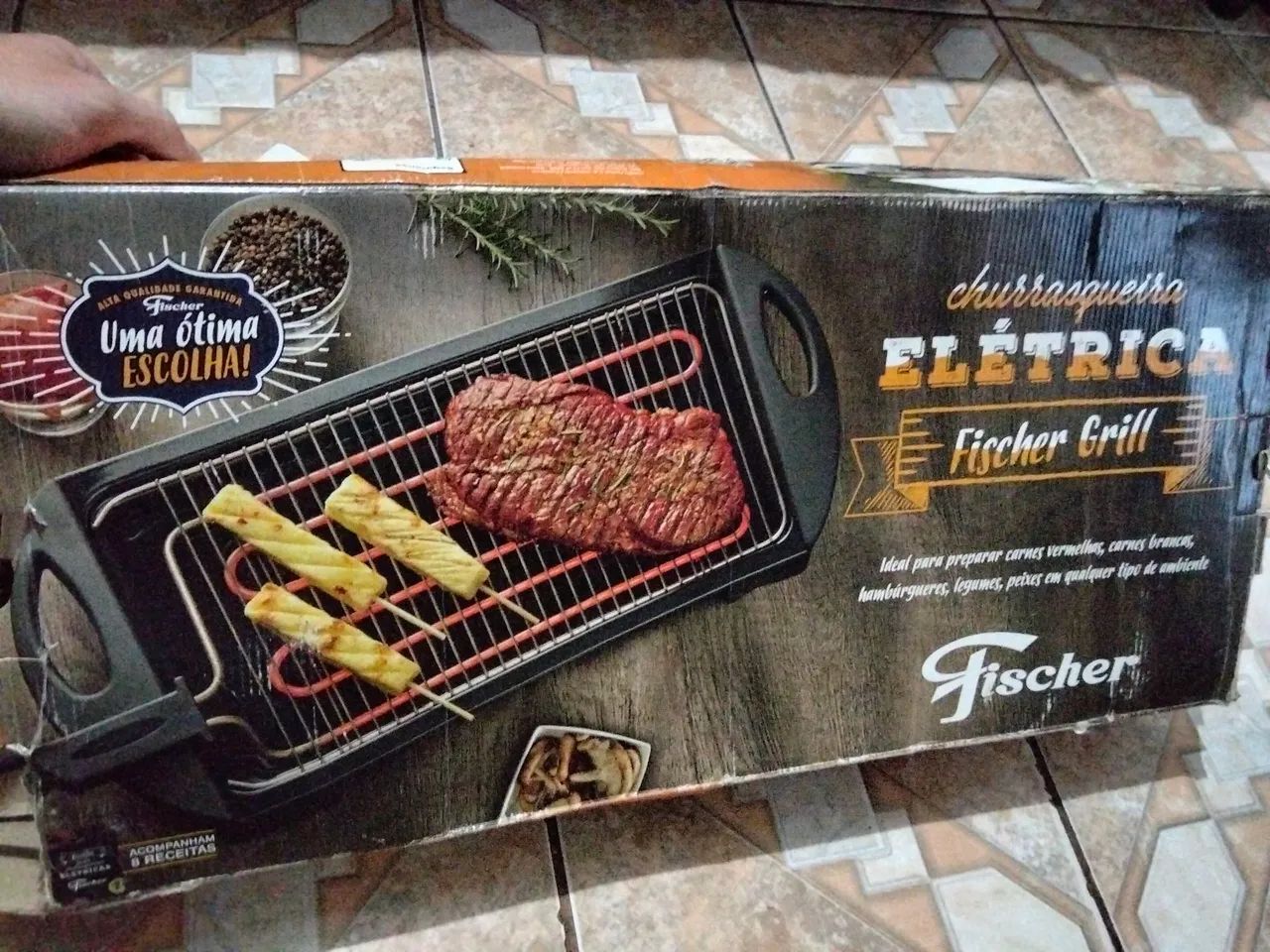 Churrasqueira elétrica grill