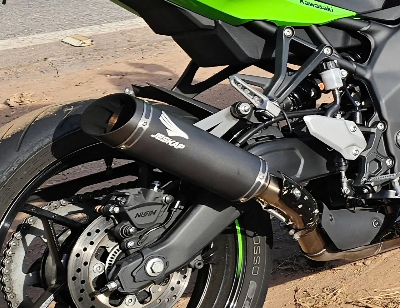 Ponteira Escapamento Zx-4r Original (2023 Até 2026) - Peças para