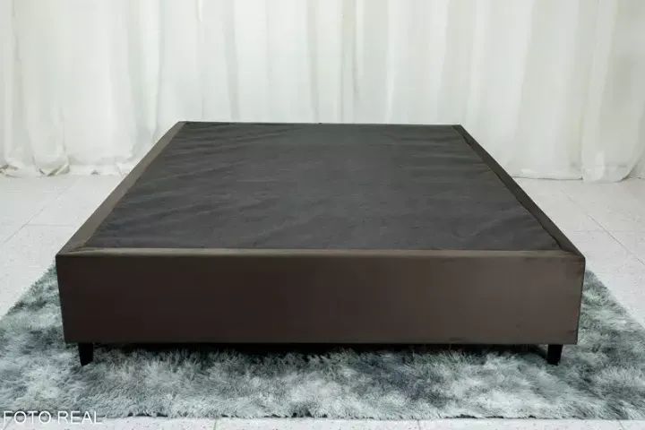 Promoção Base de casal marrom em estoque