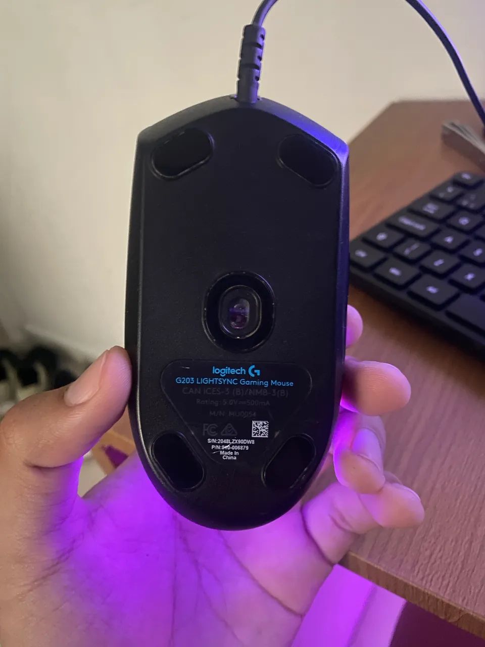 Mouse logitech g203 lightsync453825615322818563