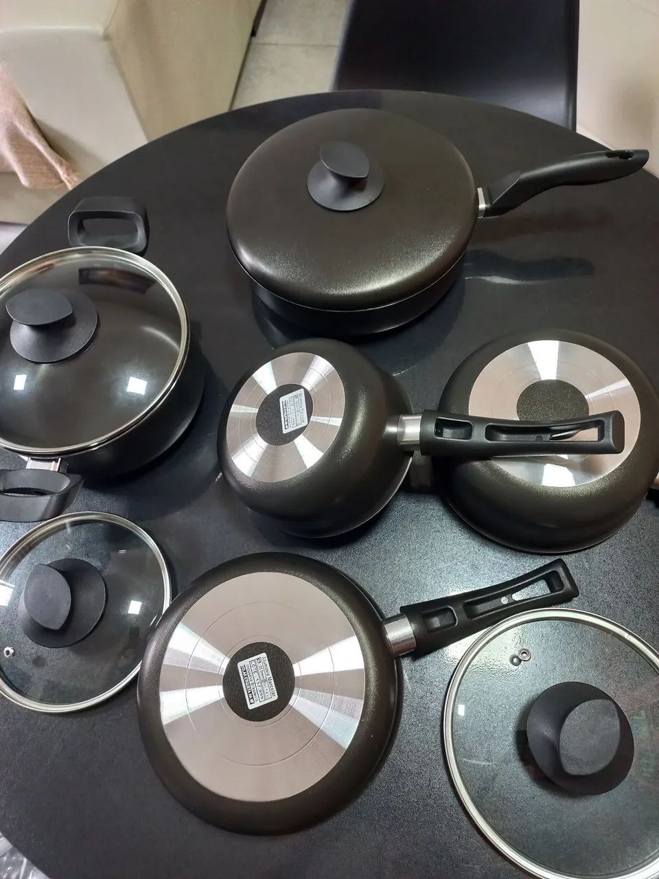 Conjunto 5 panelas da marcolar (novas) - Foto 3