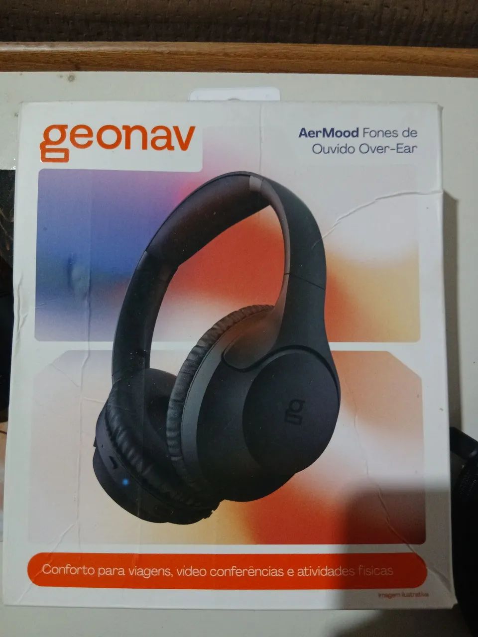 Fone De Ouvido Over Ear Aermood Preto - Foto 6