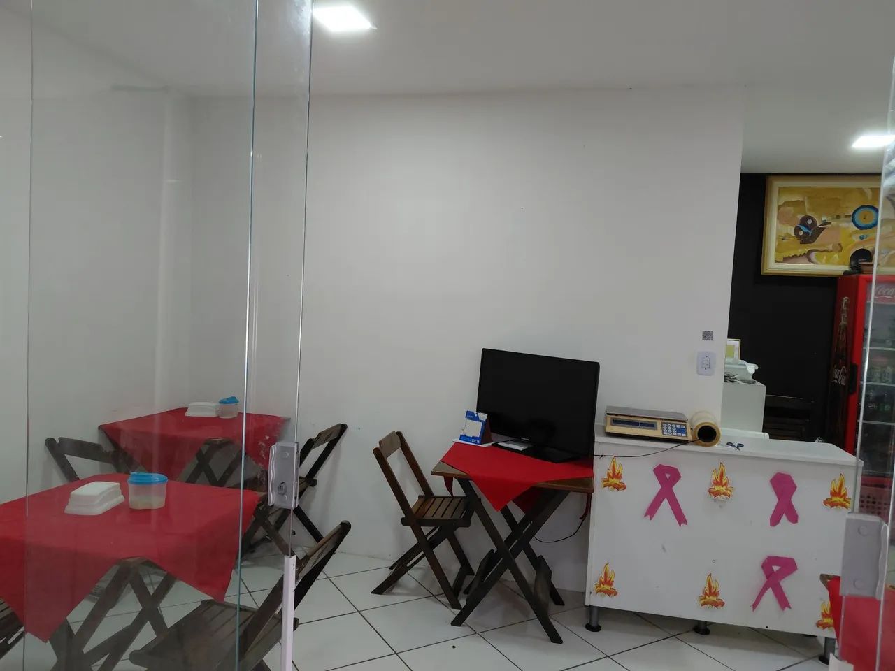 Passando delivery de almoço 