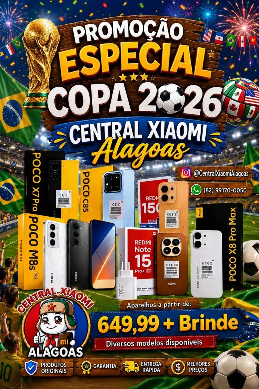 Xiaomi Redmi Note 15 5G, Poco M8s 5G, Poco X8 Pro 5G e Diversos Modelos 