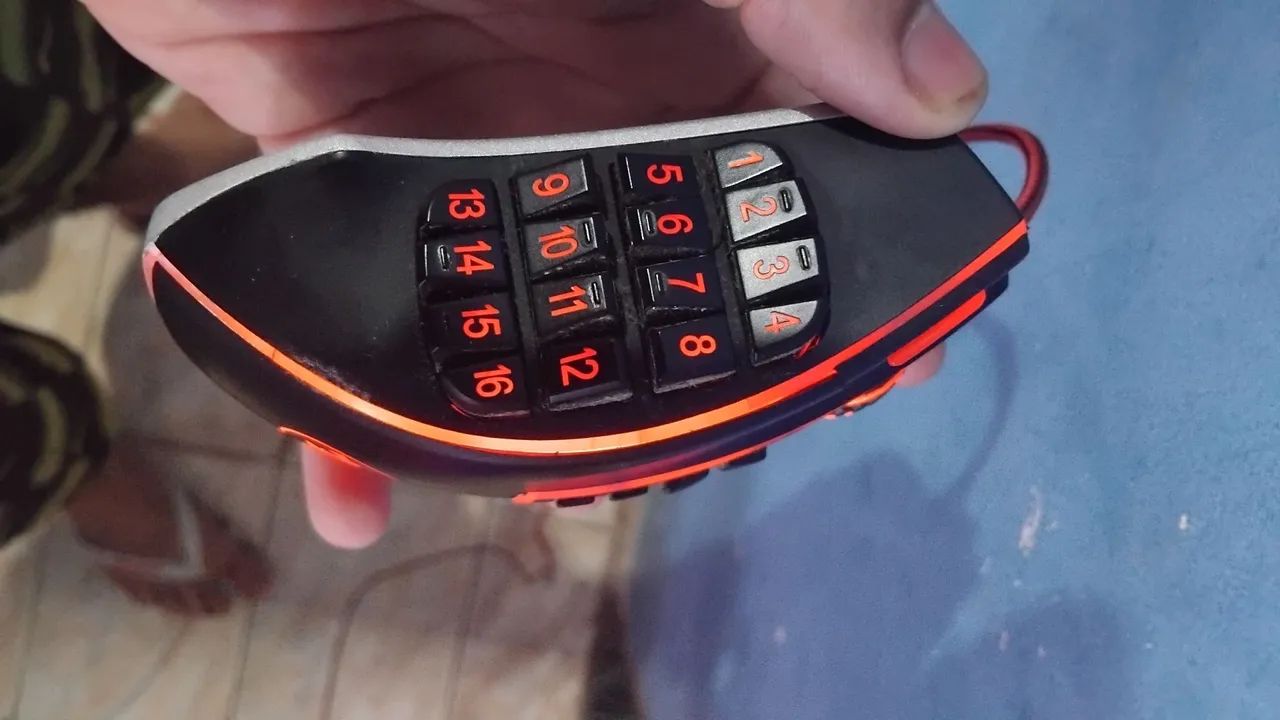 Mouse gamer red dragon RGB original 100% PC