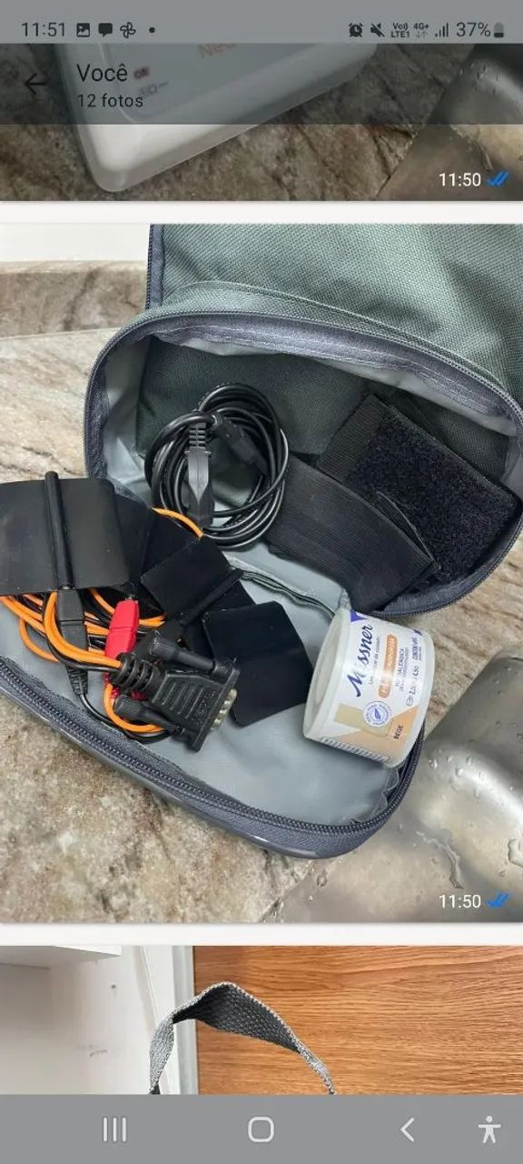 Eletroestimulador profissional dois canais 4 saídas  - Foto 6