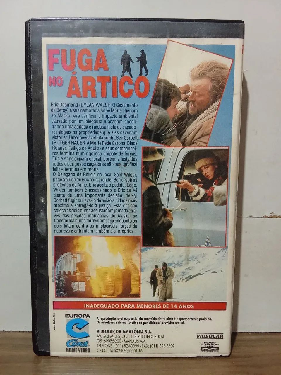 Vhs filme fuga no ártico (legendado) - Foto 2