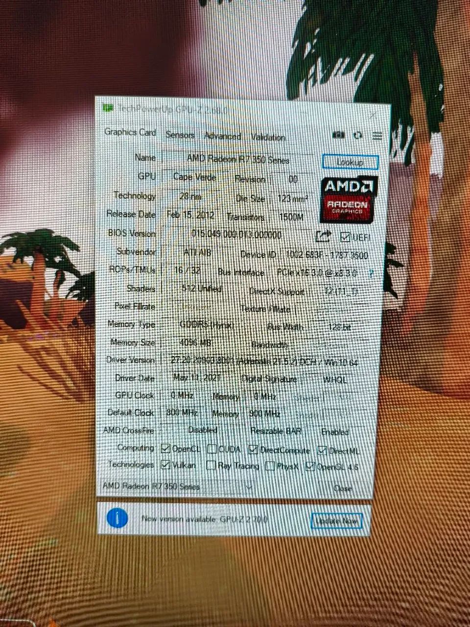 Placa de vídeo R7 350 4G - Foto 2