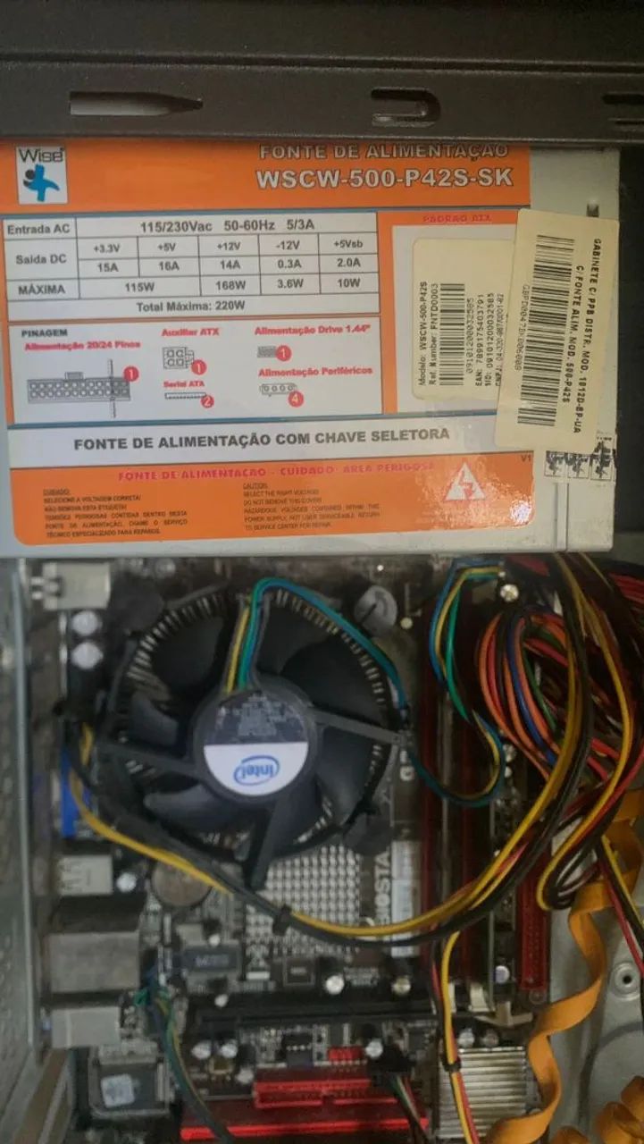 PC antigo. + monitor + teclado + mouse + no-break - Foto 4