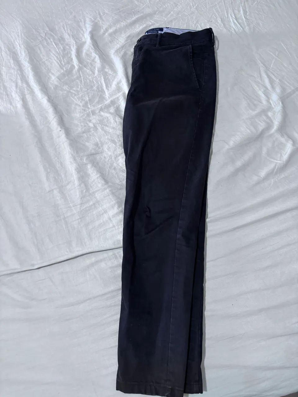 Calça Tommy Hilfiger Slim Fit Stretch Preta Tamanho 42 Semi Nova