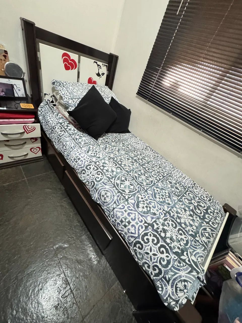 Cama Madeira Solteiro 