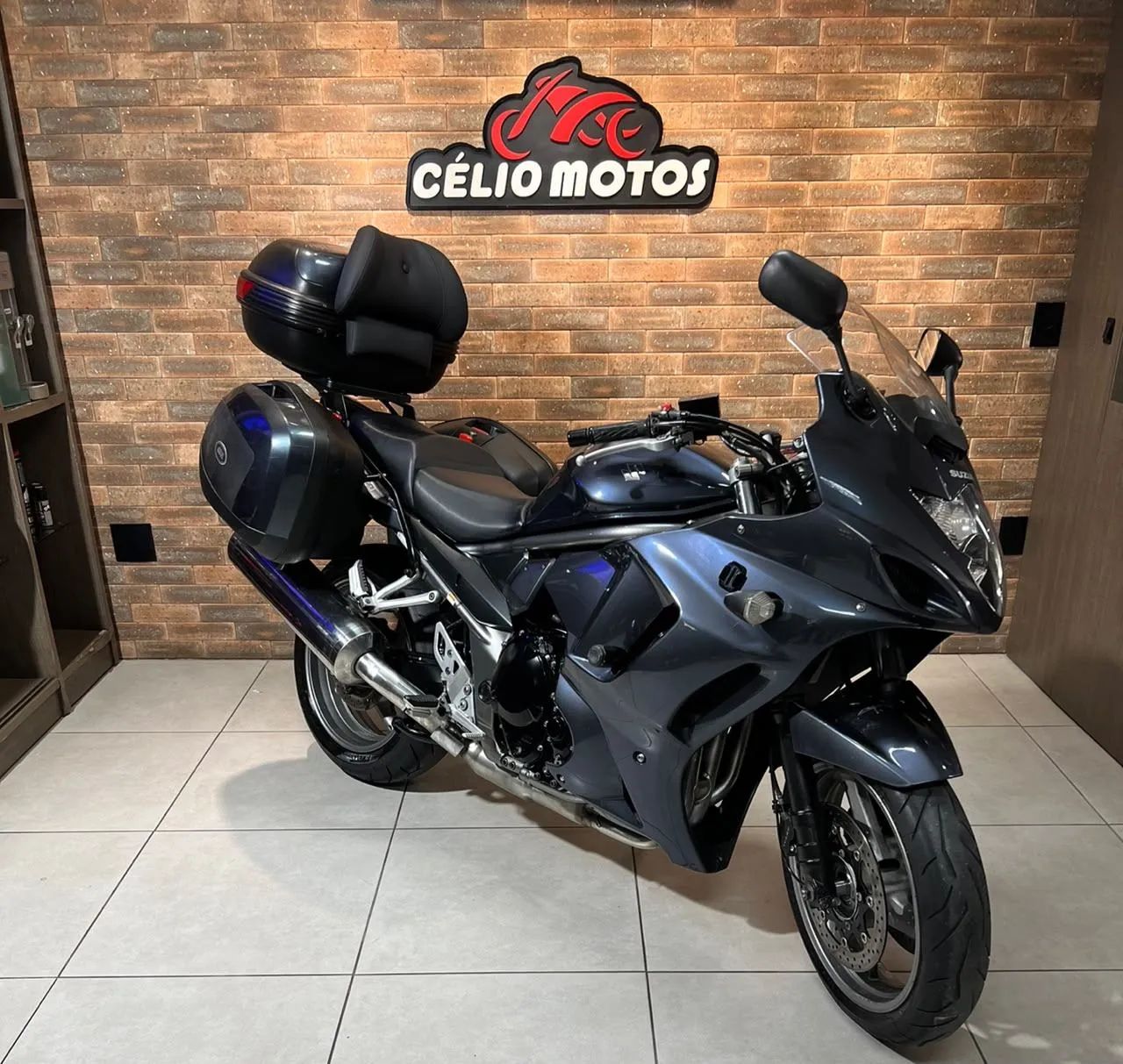 GSX 1250 F  CINZA 2015/2016 - Foto 2