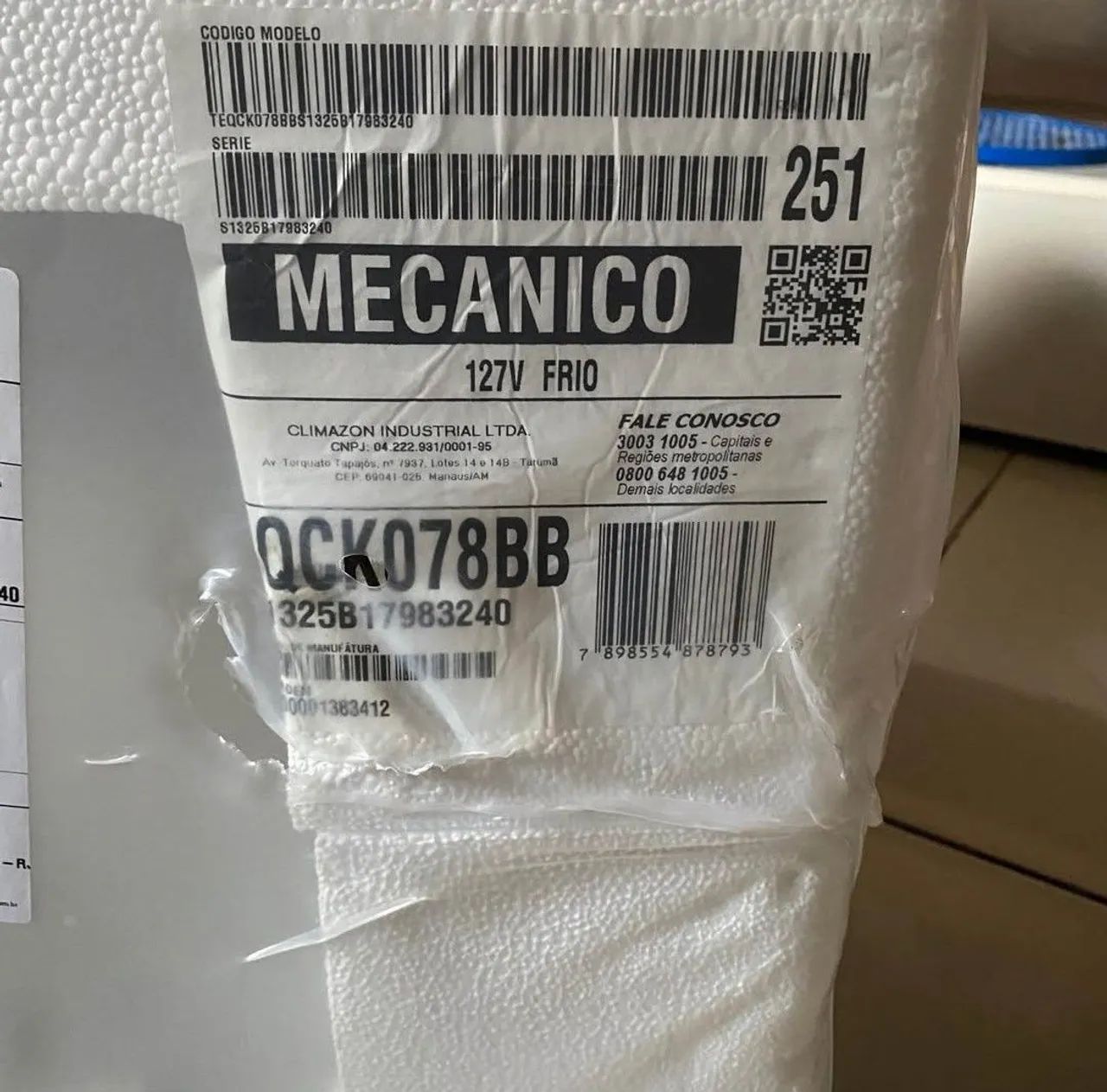 Ar condicionado 10.000 BTUs 127v ( Novo)  - Foto 4