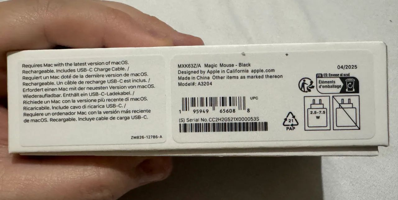 Apple Magic Mouse Usb-C A3204 - 2 Meses Uso - Foto 4