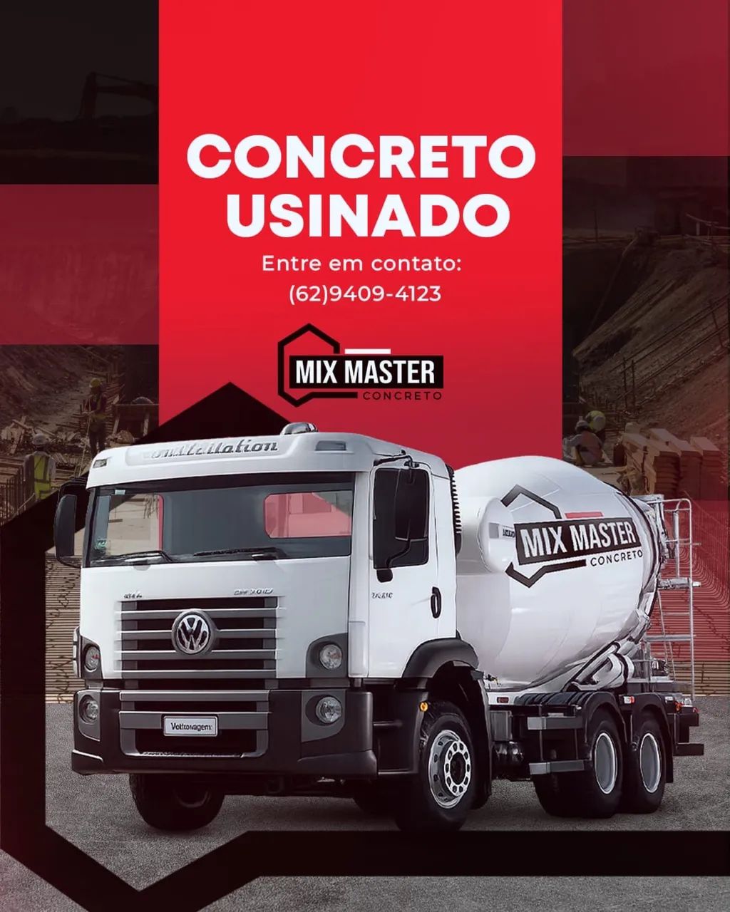 Concreto usinado 