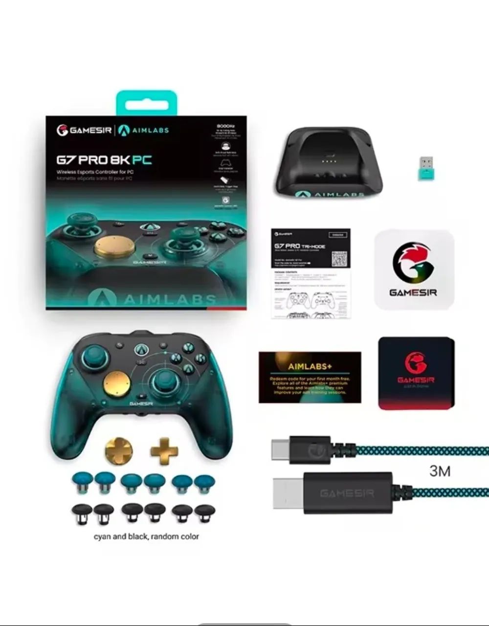 Controle Sem Fio GameSir G7 Pro 8K Aimlabs - Original - Lacrado