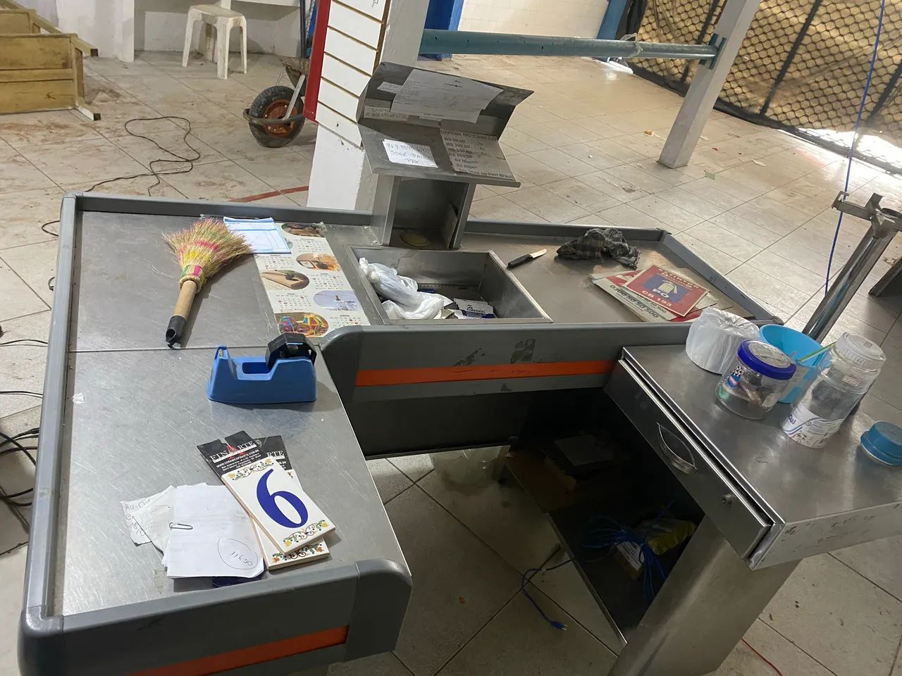 Caixa de supermercado de inox  - Foto 2