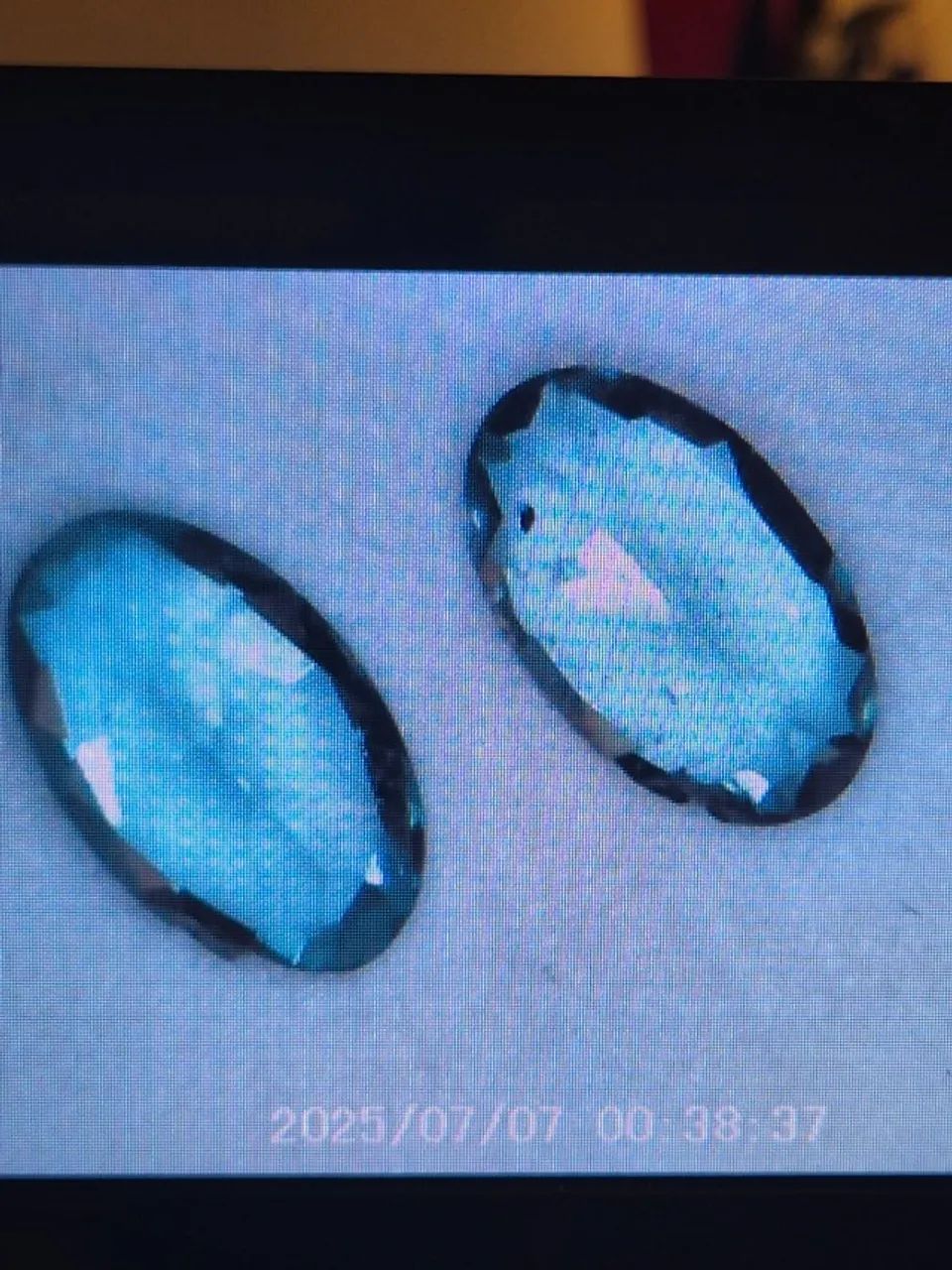 Par de Apatitas Azul Neon - Foto 5
