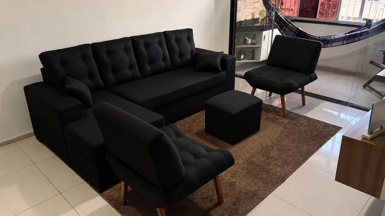 Sofá com 2 poltronas  - Foto 3
