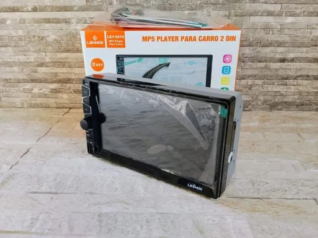 Central Multimídia Lehmox Bluetooth Mp5 2 Din 7 Polegadas - Foto 4