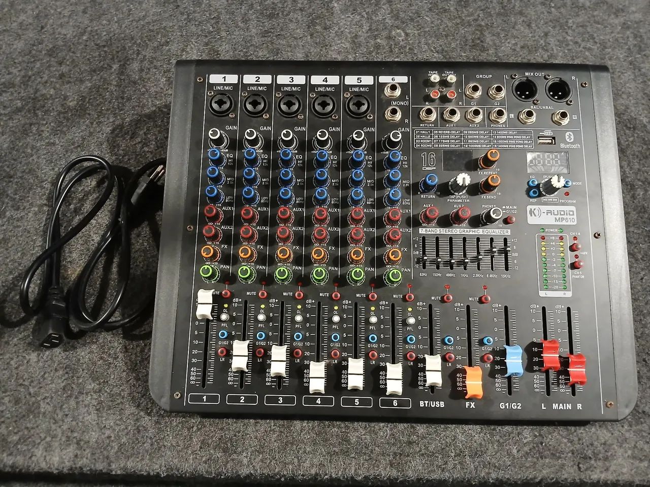 Mesa de Som K-AUDIO MP 610