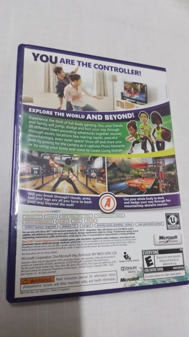 Jogo De Xbox 360 Kinect Adventures! ( 20551 ) - Foto 2