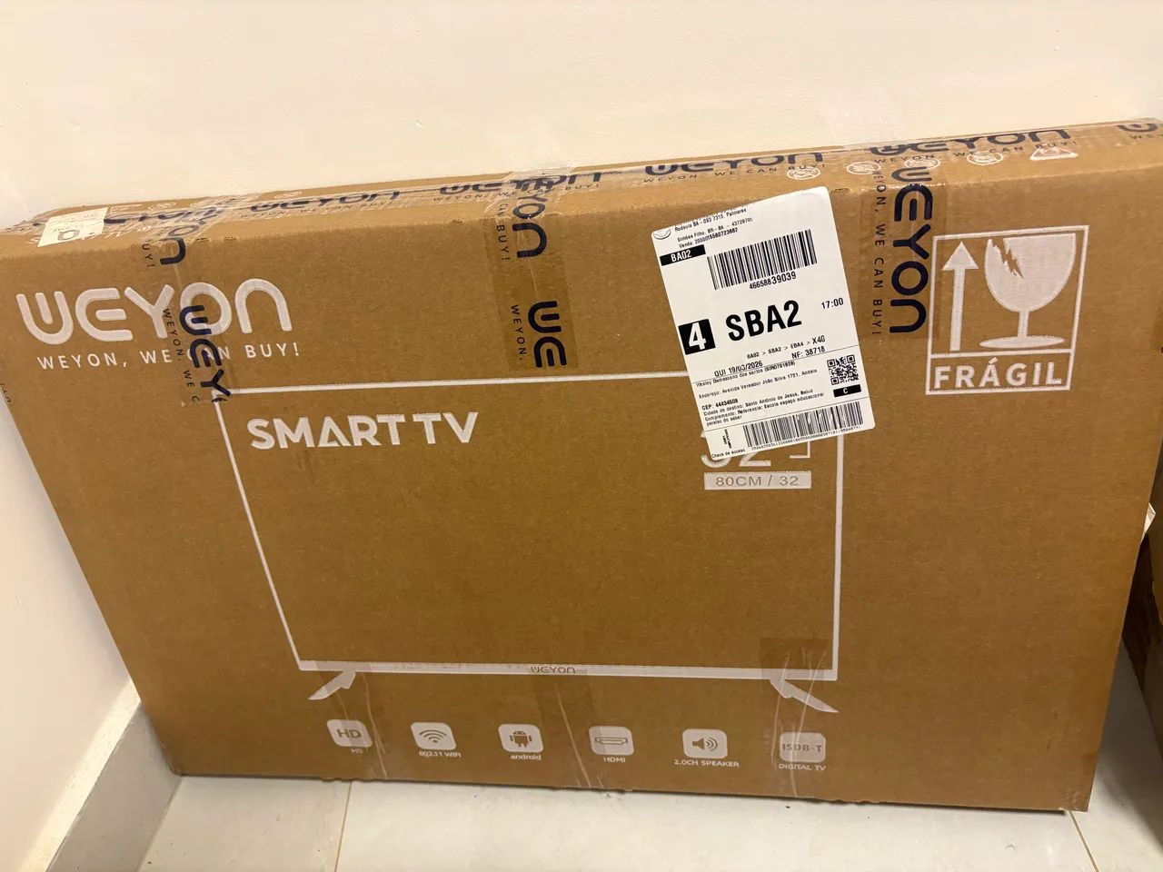 Smart TV 32 Polegadas na caixa  - Foto 3