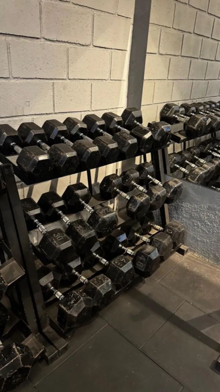 Kit Halteres de 32 a 50kg + Suporte!