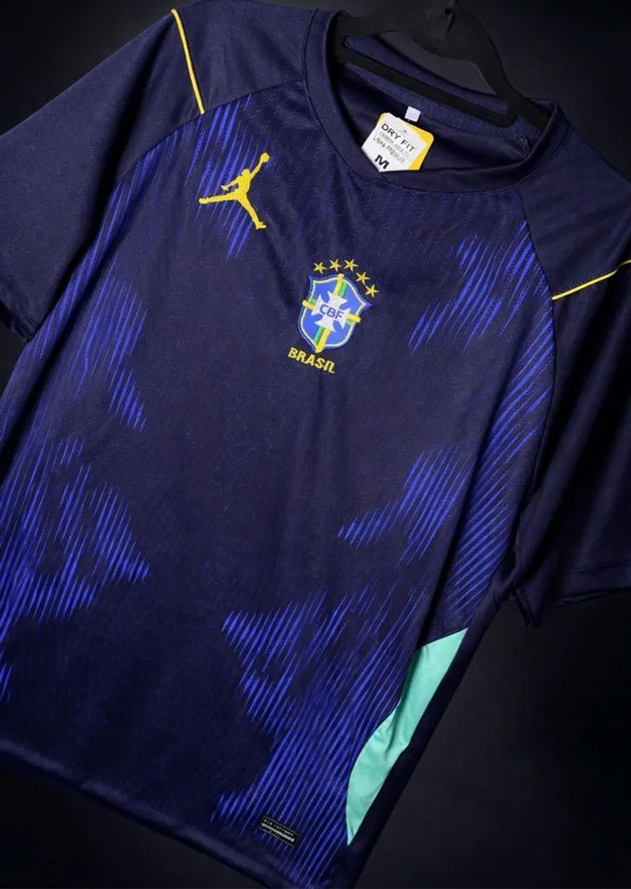 Camisa do Brasil azul - Foto 2