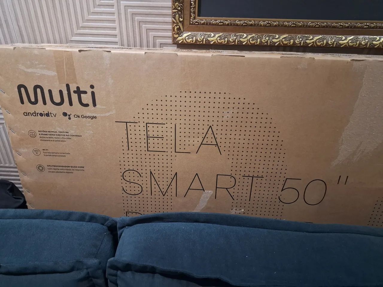 Smart TV 50 Polegadas Nova na Caixa - Foto 2