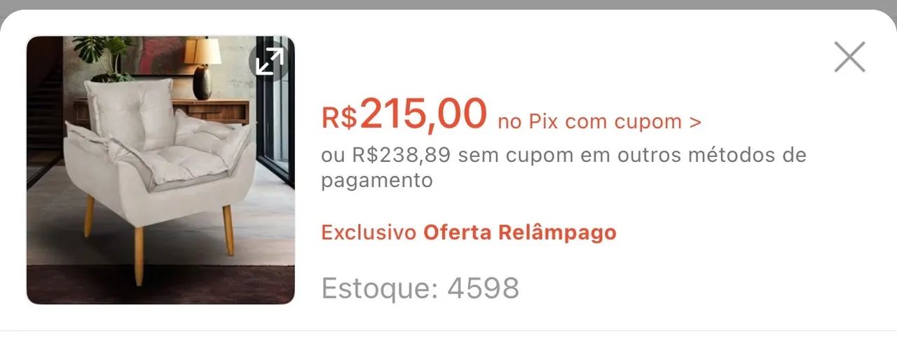 Poltronas acolchoadas  - Foto 3