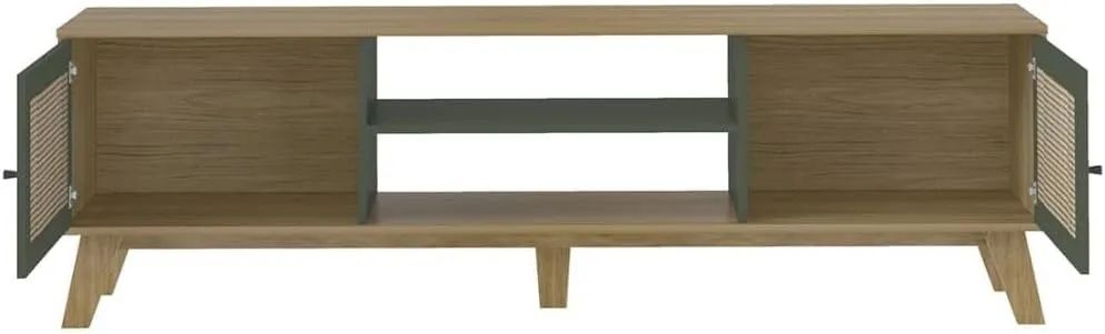 Rack para TV até 75" cor Carvalho com Menta - Foto 5