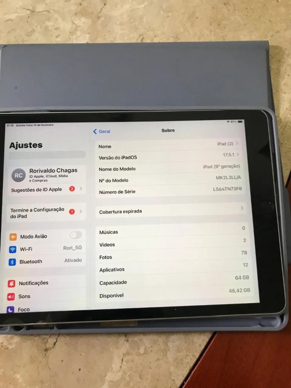 Ipad 2  -9a geração 64gb - Foto 4