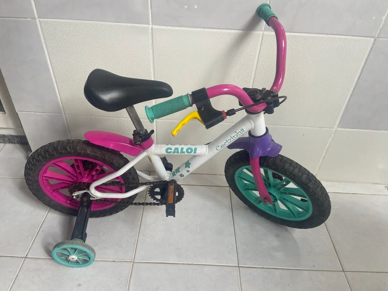 Bicicleta infantil menina aro 12 - Foto 2
