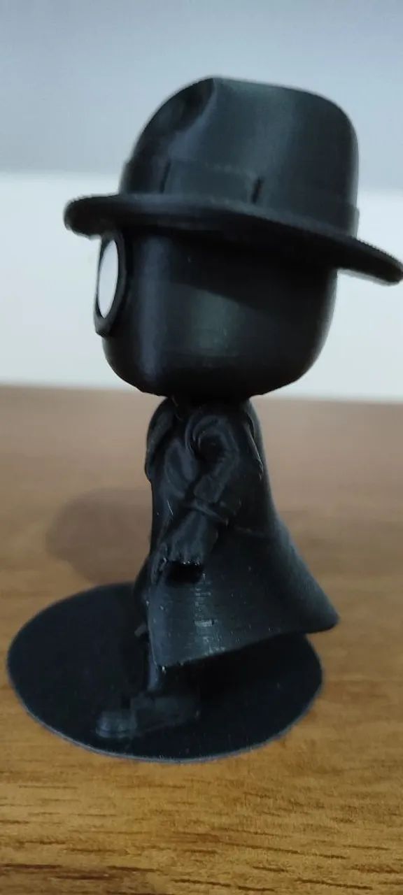 Boneco Funko Pop Marvel Spider Noir 8cm - Foto 3