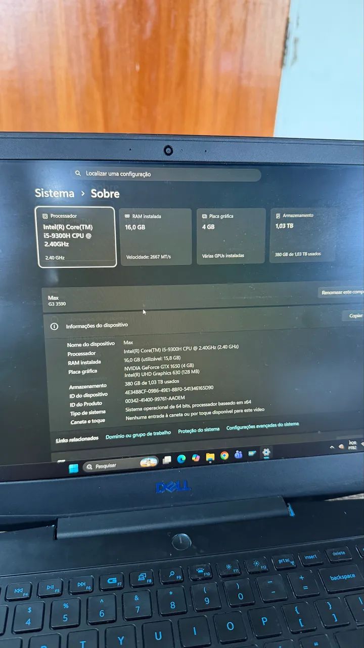 Notebook DELL G3 - Foto 3