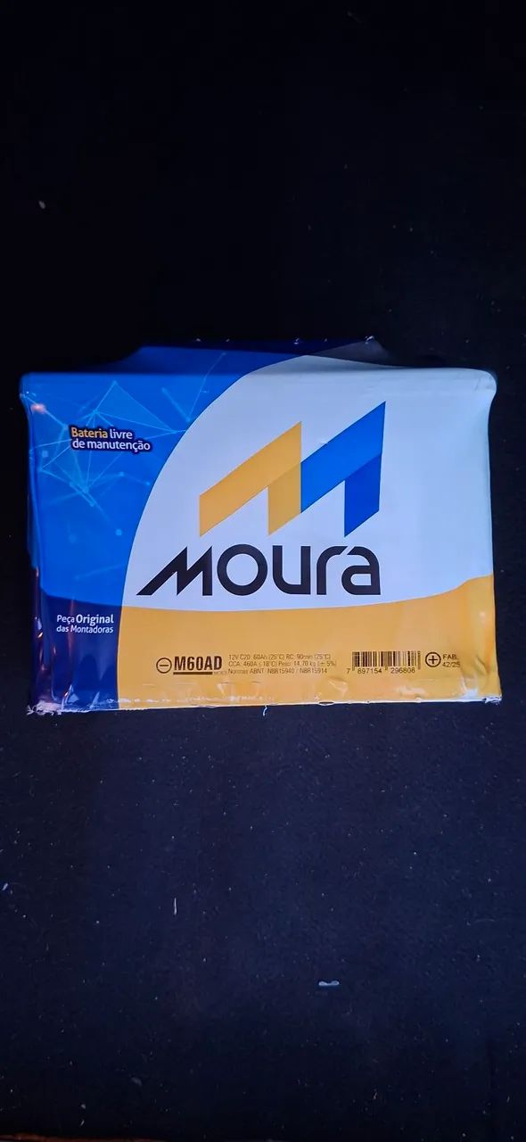 Bateria moura 60ah