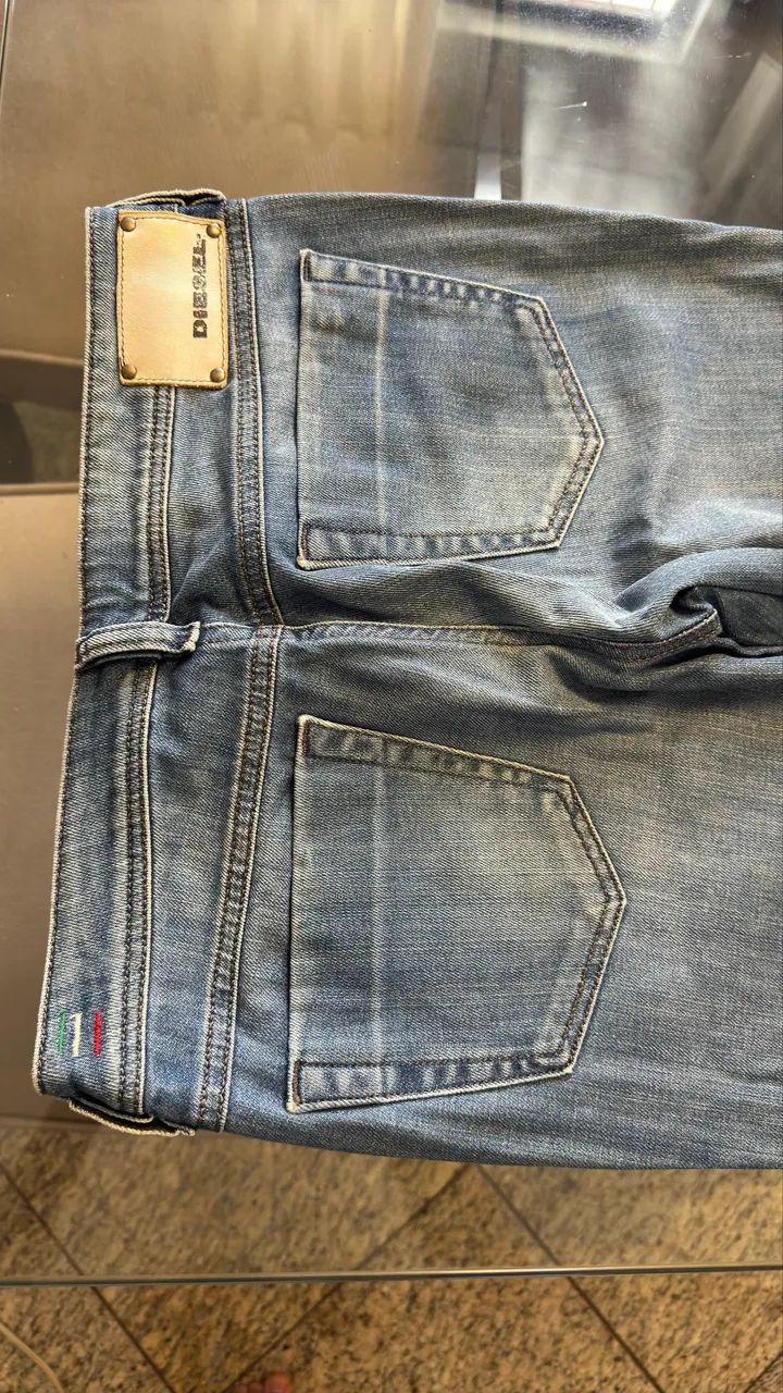 Calça jeans diesel original tamanho 28 - Foto 4