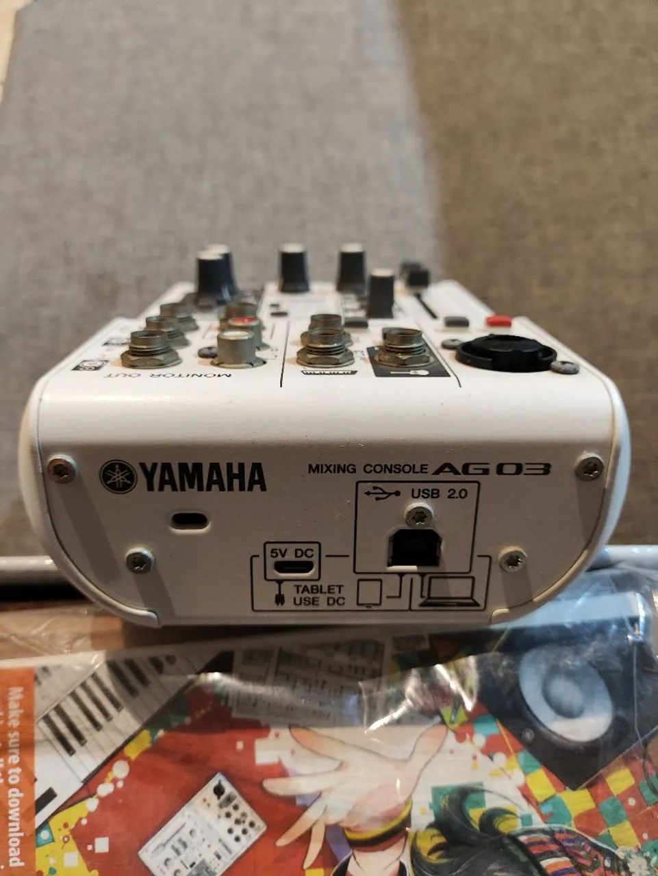 Mesa de som/Interface de áudio Yamaha AG03  - Foto 4