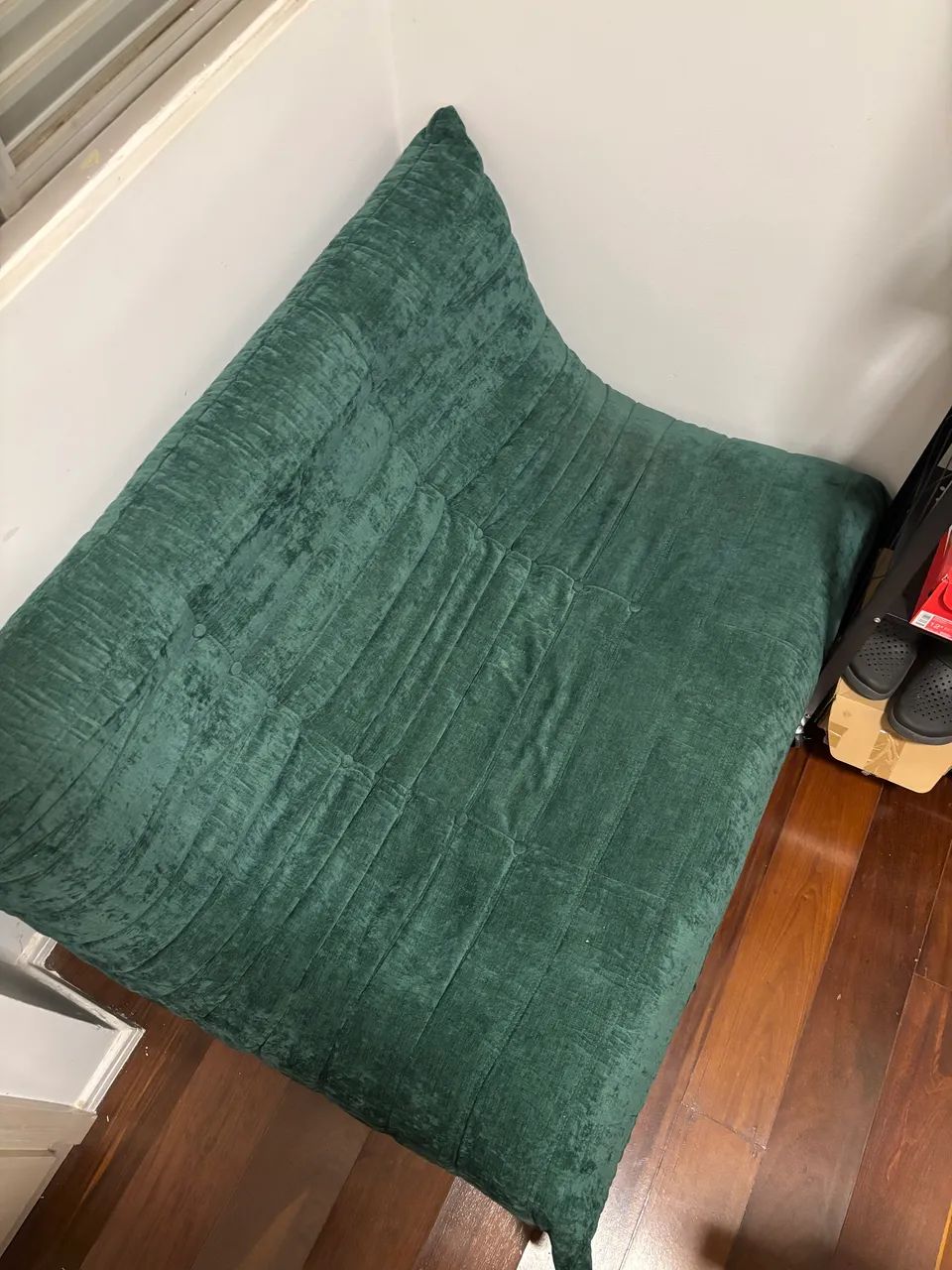 Sofá Togo Boucle Retro 2 Lugares Verde Otimo Estado