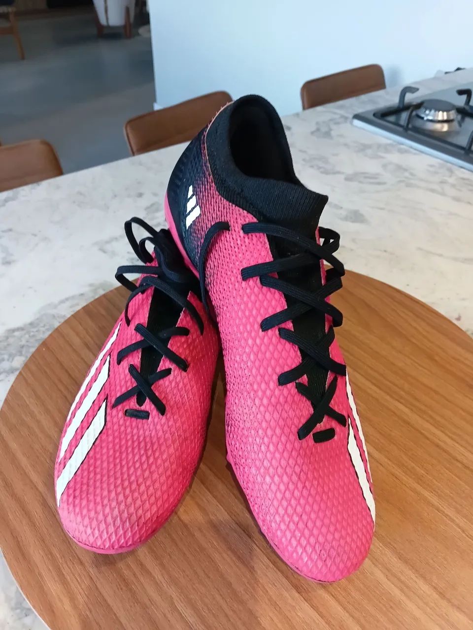 Chuteira X Speedportal.3 Campo - adidas GZ5076 - Rosa (usada 2x