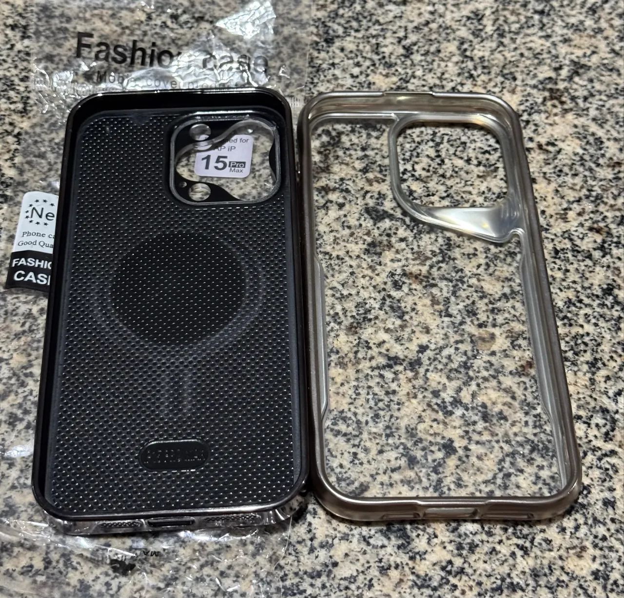 Capa Iphone 15 Pro Max Acrílico Metalizada  - Foto 2
