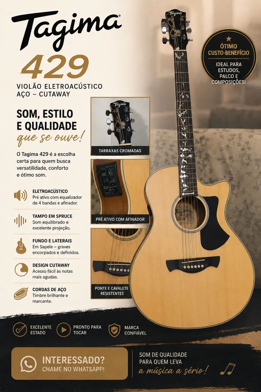 Violão Tagima  - Foto 2