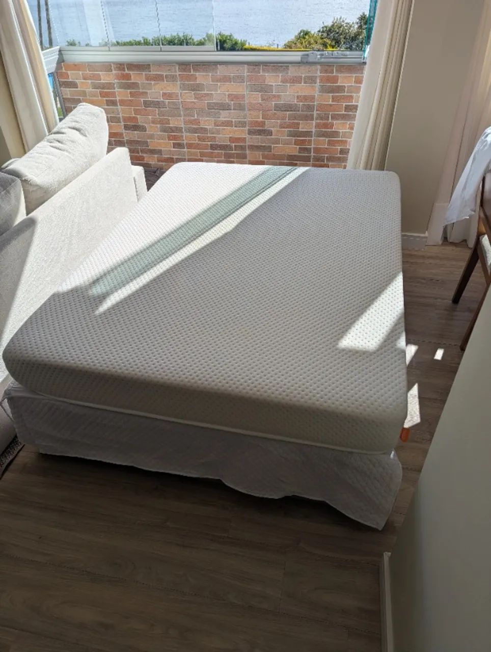 Colchão casal + cama box baú - Foto 4